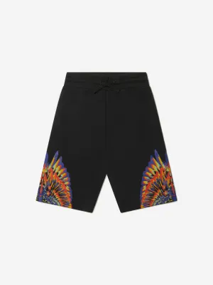 Marcelo Burlon Boys Cotton Wings Sweat Shorts