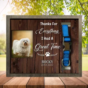 Memorial Picture Frame For Lost Of Havanese, Memorial Frame For Pet Lovers