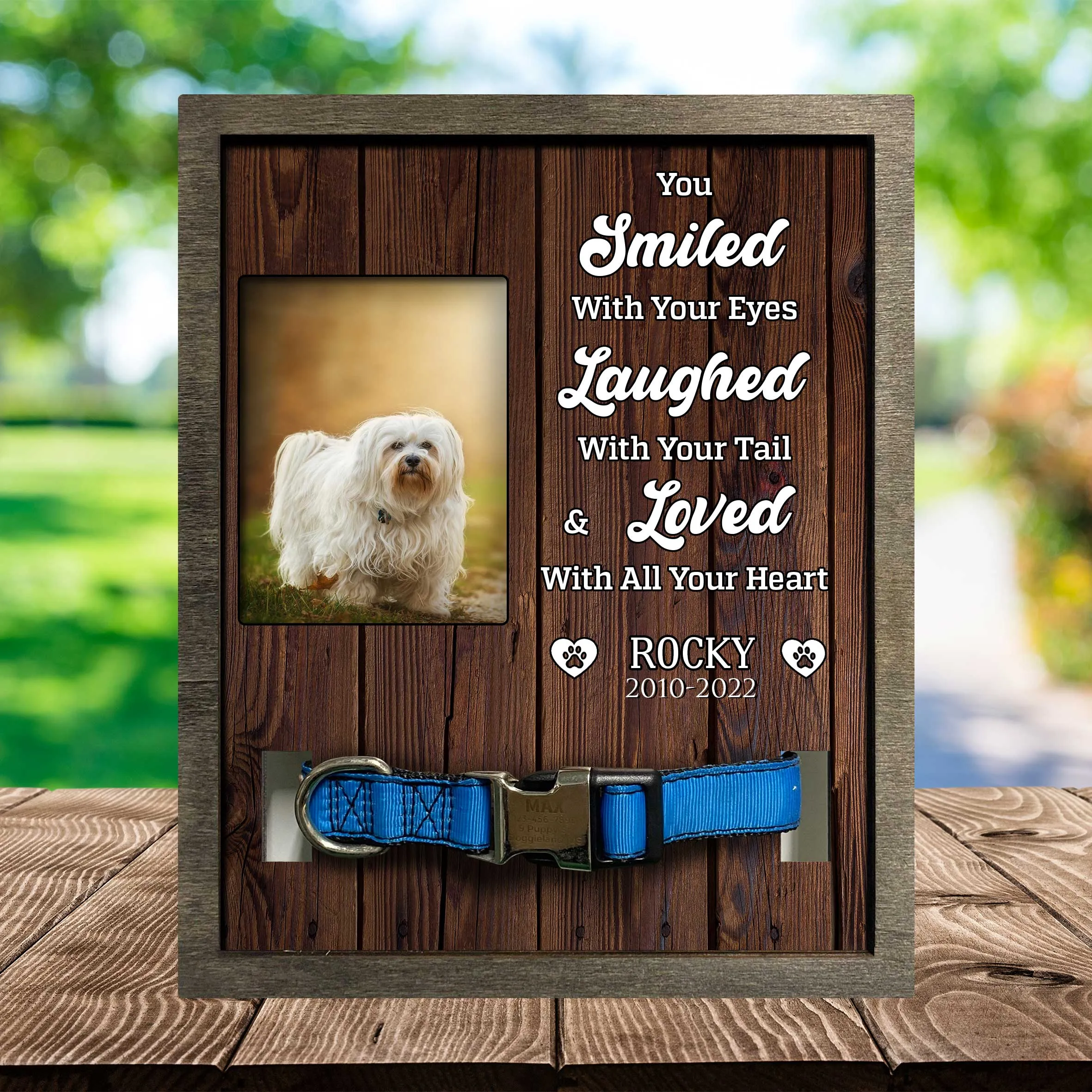 Memorial Picture Frame For Lost Of Havanese, Memorial Frame For Pet Lovers