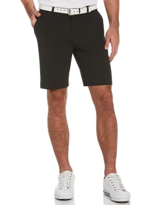 Men's Flat Front Horizontal Textured Golf Short