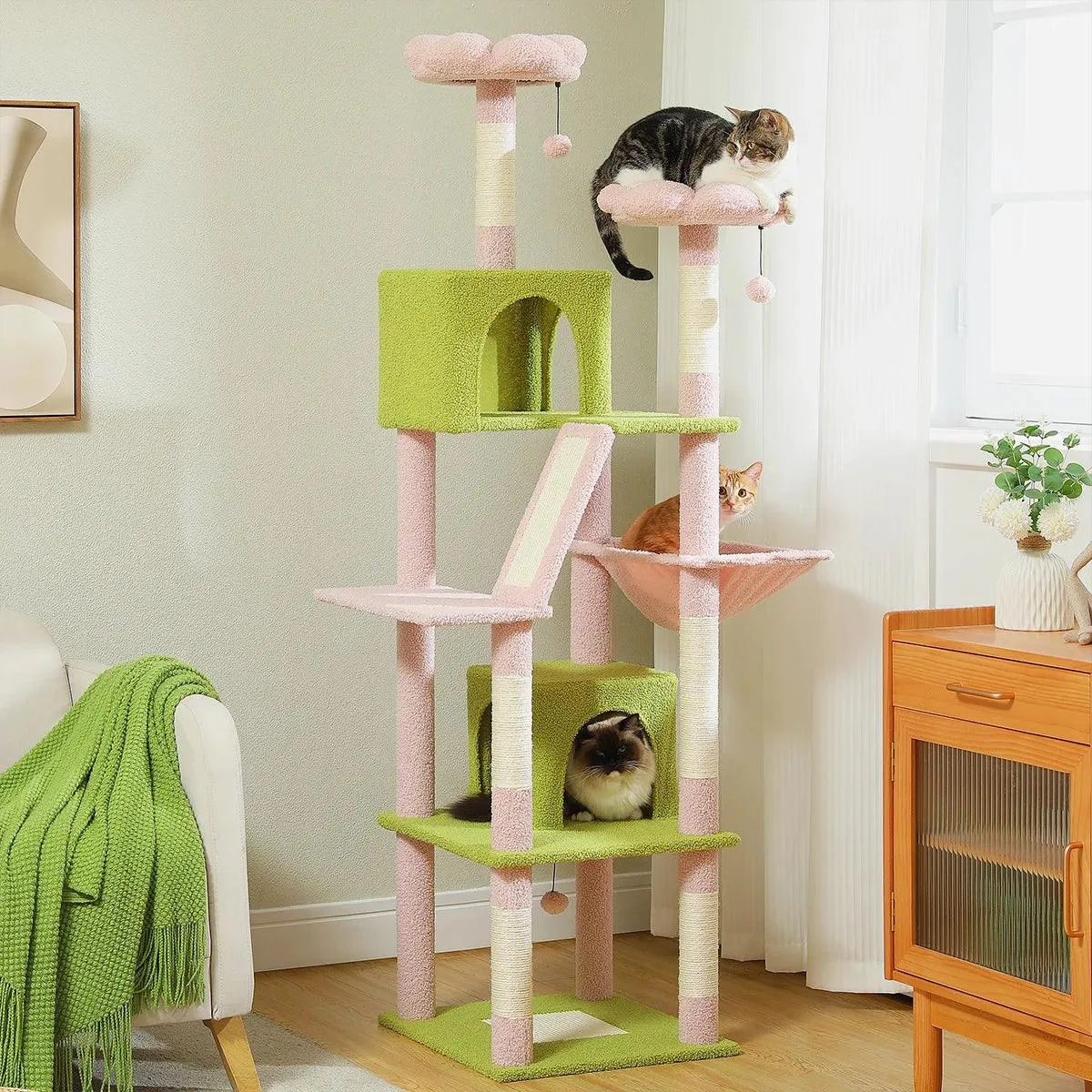 Multi-Level Cat Condo for Large Cats