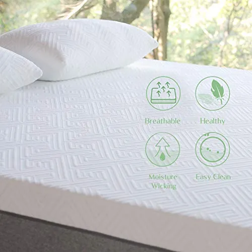 Novilla Queen Mattress, 10 inch Gel Memory Foam Queen Size Mattress for Cool Sleep & Pressure Relief, Medium Firm Bed Mattresses, Bliss