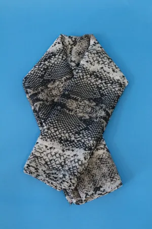 Orlagh Snake Print Scarf