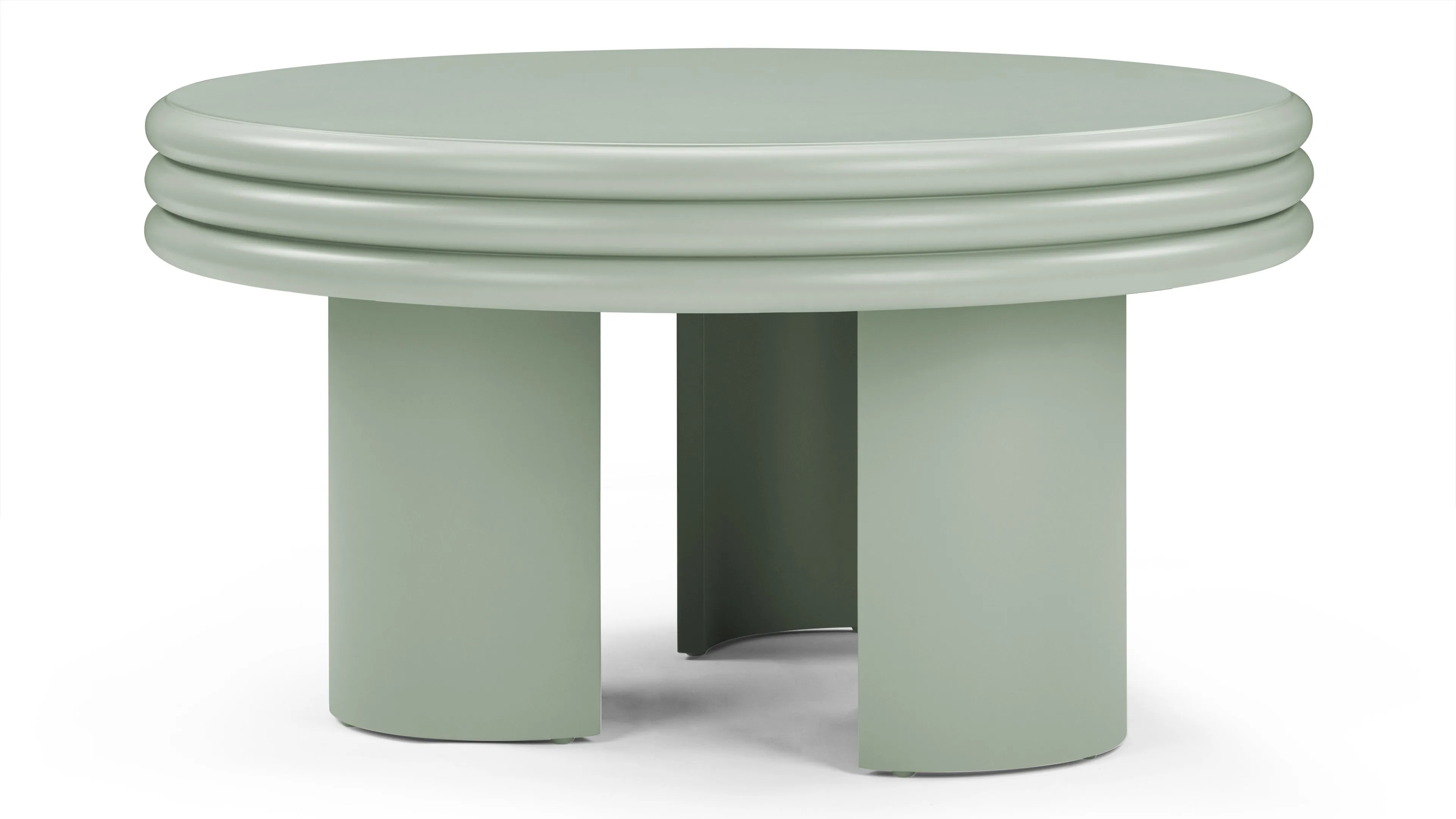 Pascal - Pascal Round Coffee Table, High, Mist Green