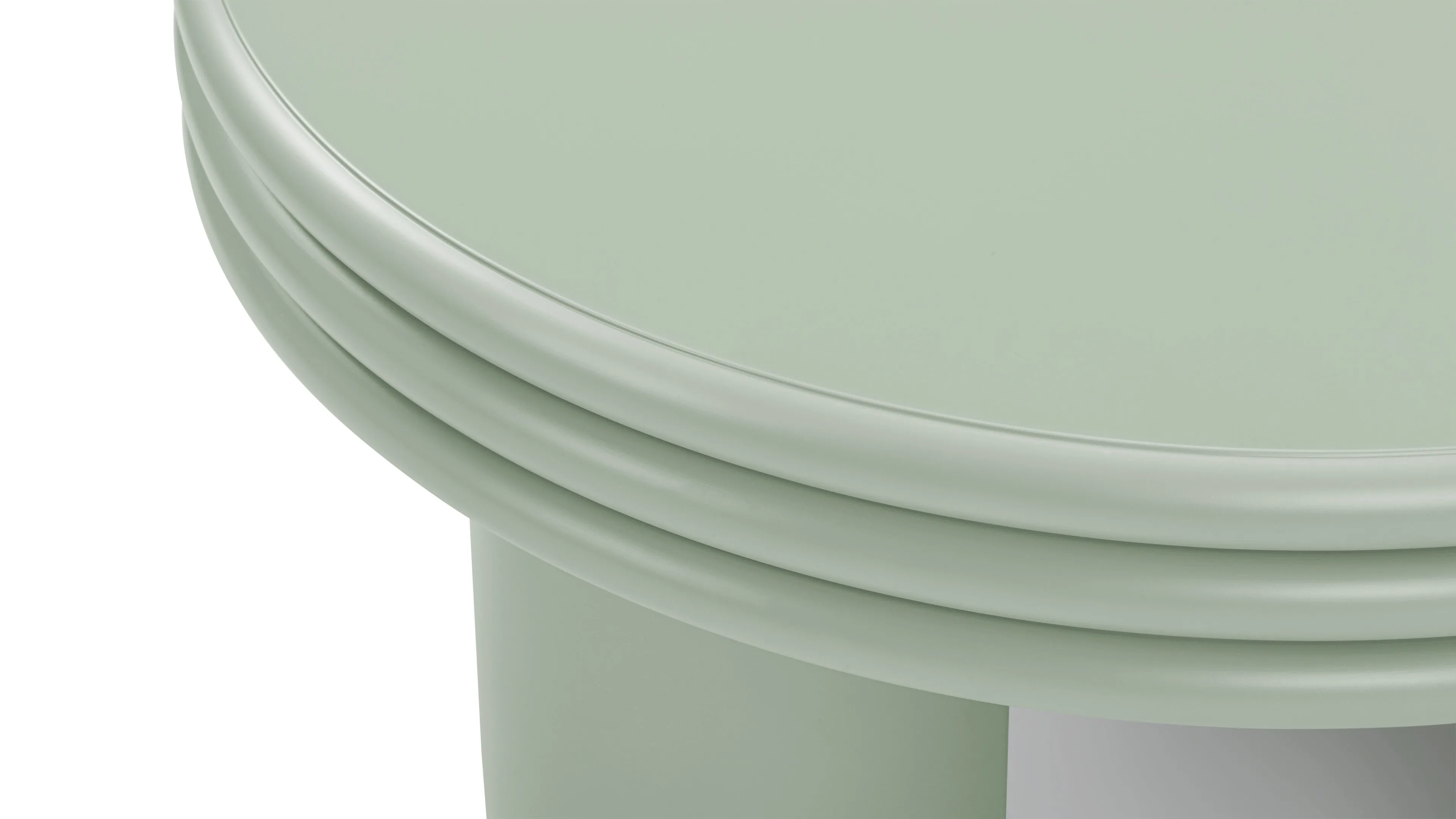 Pascal - Pascal Round Coffee Table, High, Mist Green