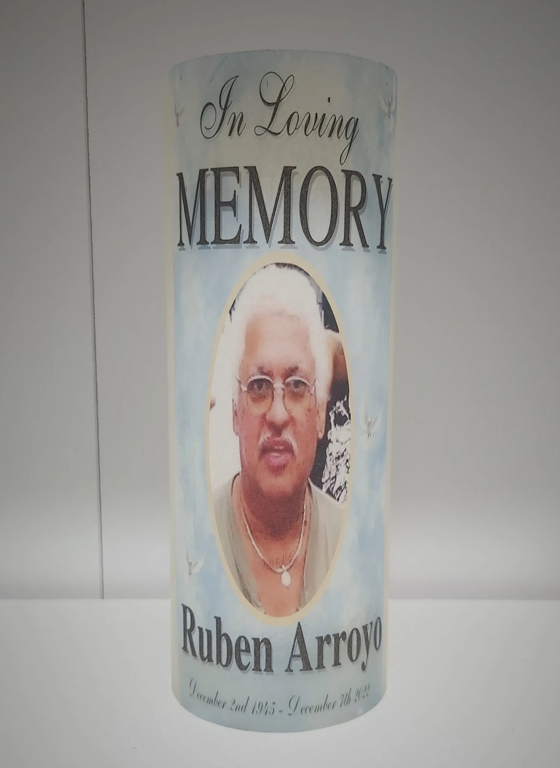 Personalized Memorial Candle