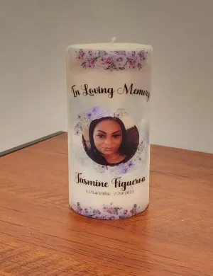 Personalized Memorial Candle