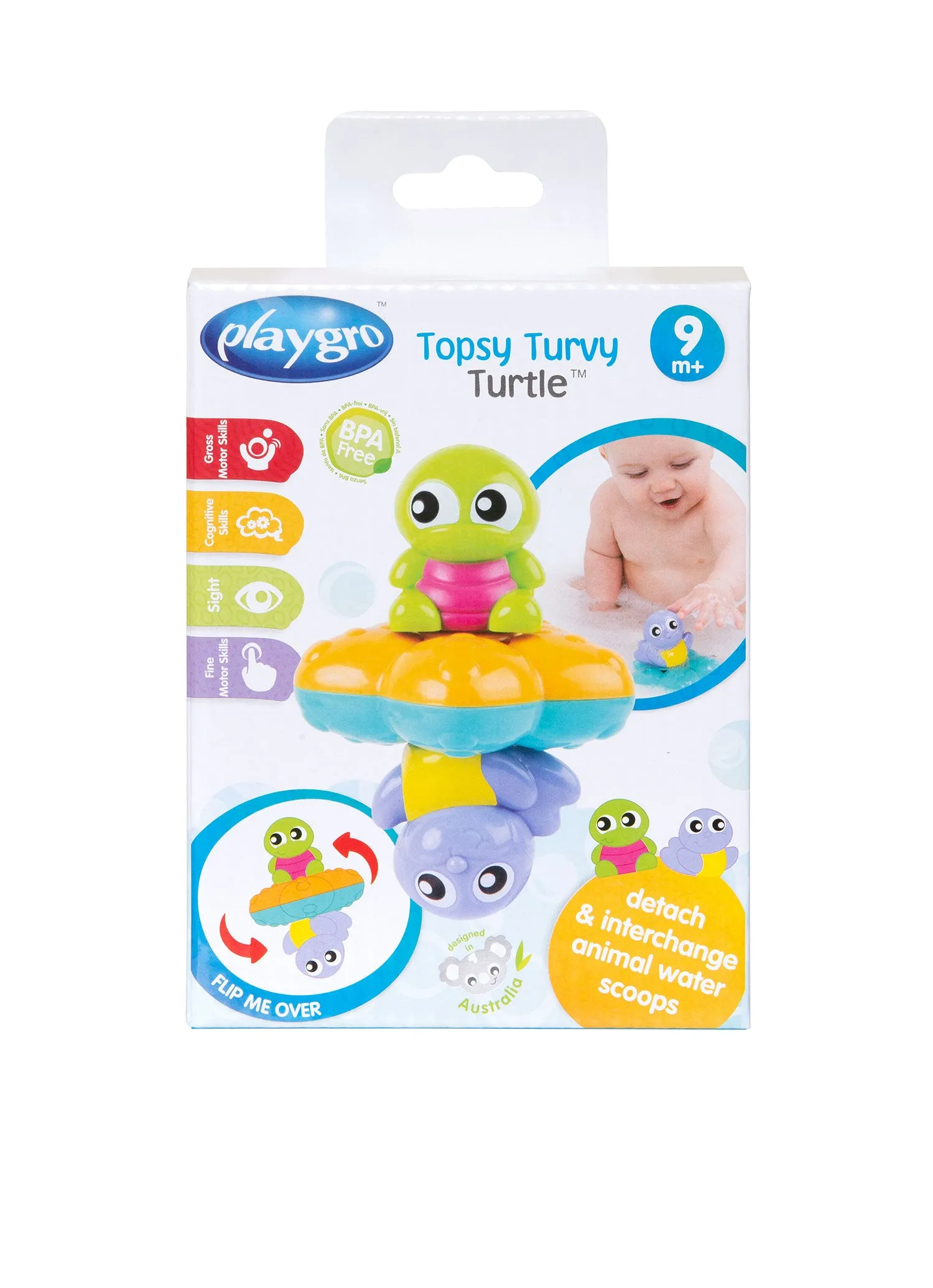 Playgro Topsy Turvy Turtle