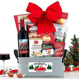 Red Truck Cabernet: Holiday Wine Gift Basket