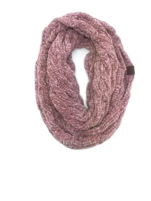 SF-30 ROSE VELOUR SCARF