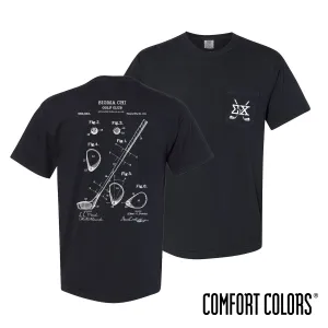 Sigma Chi Comfort Colors Club Components Short Sleeve Tee