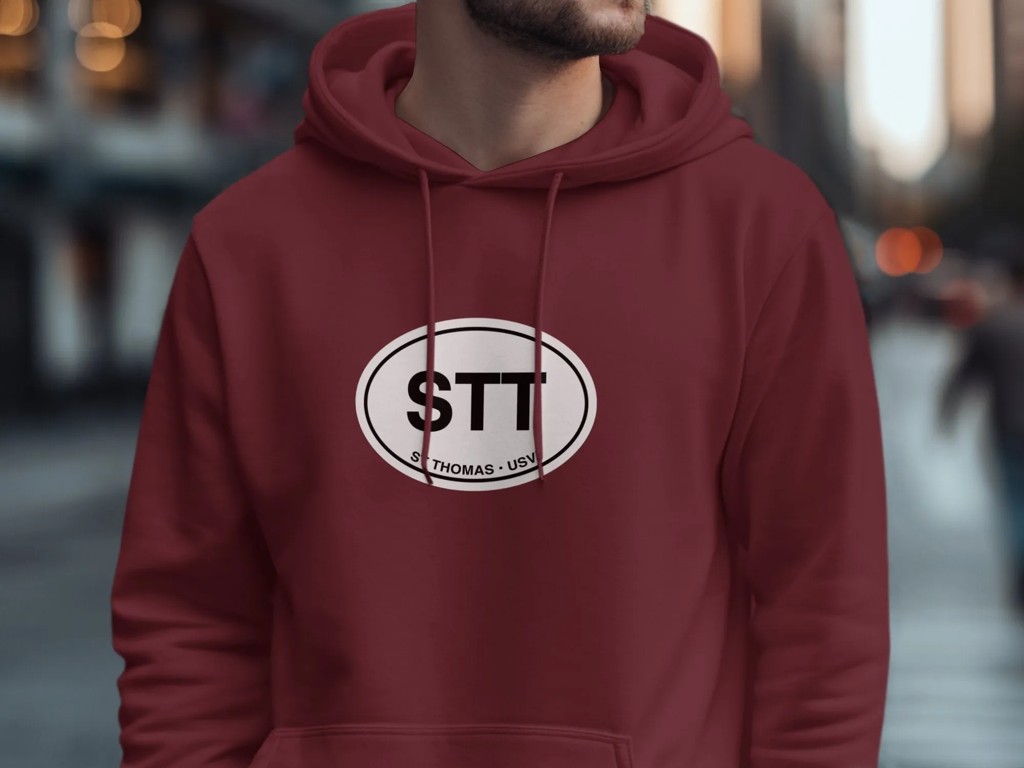 St. Thomas Mens Hoodie - Stylish Comfort for USVI Explorers