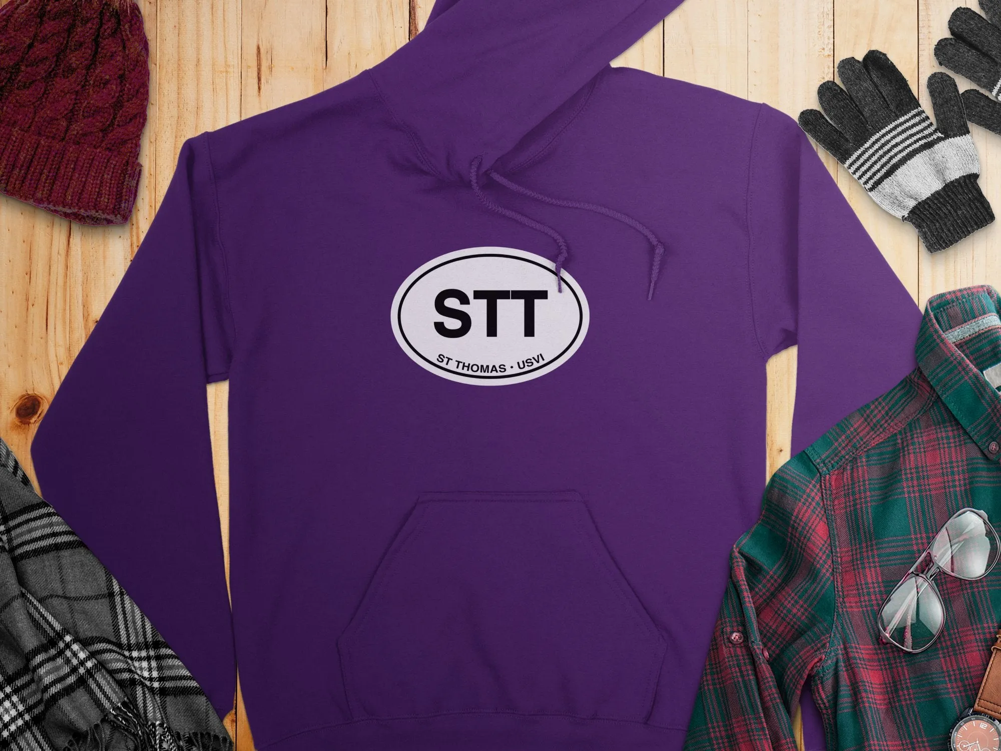 St. Thomas Mens Hoodie - Stylish Comfort for USVI Explorers