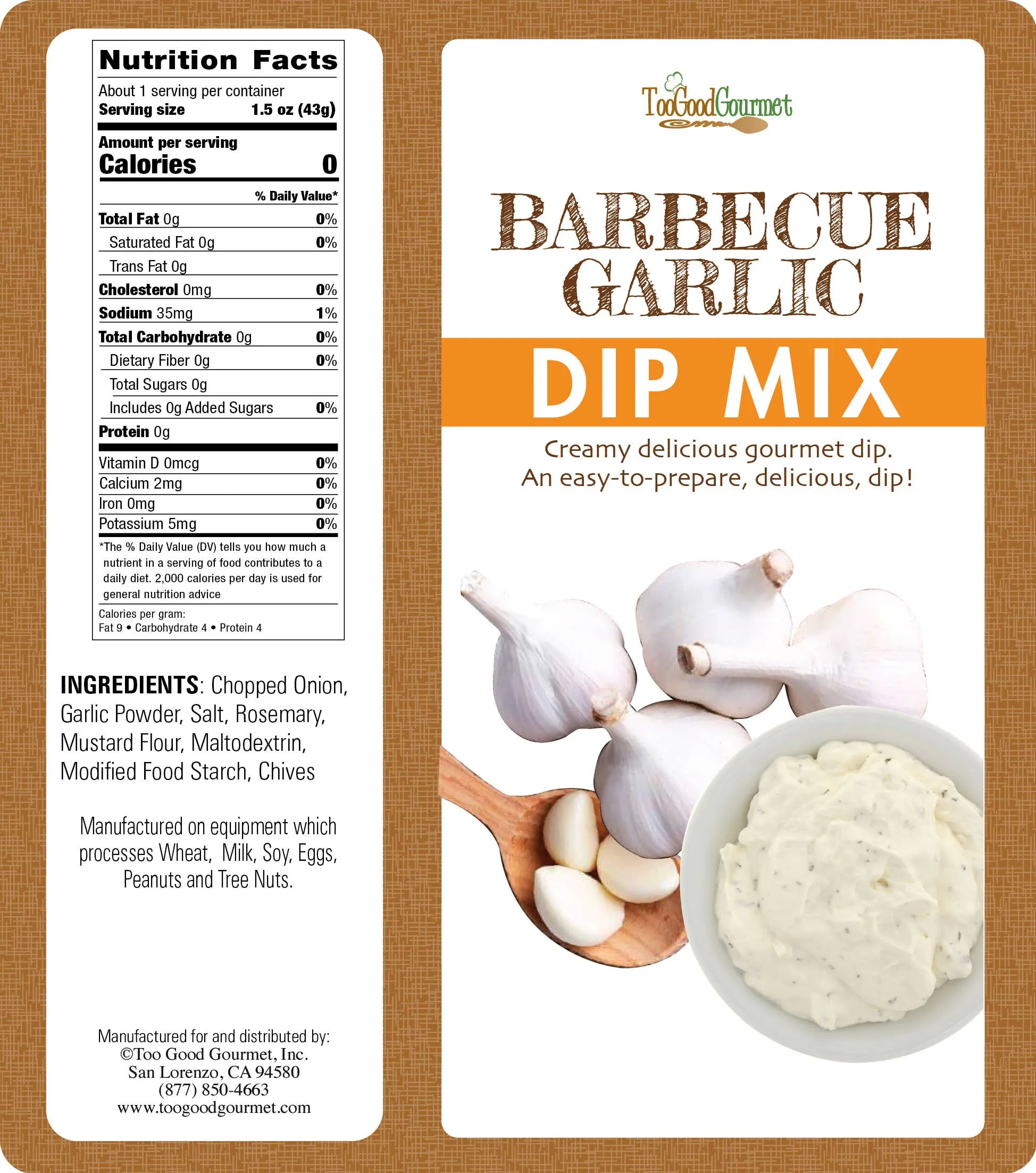 Summer BBQ Dip Mix (1oz)