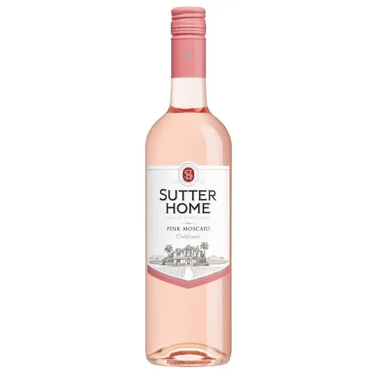 Sutter Home Pink Moscato Pink Wine, 750 ml Bottle