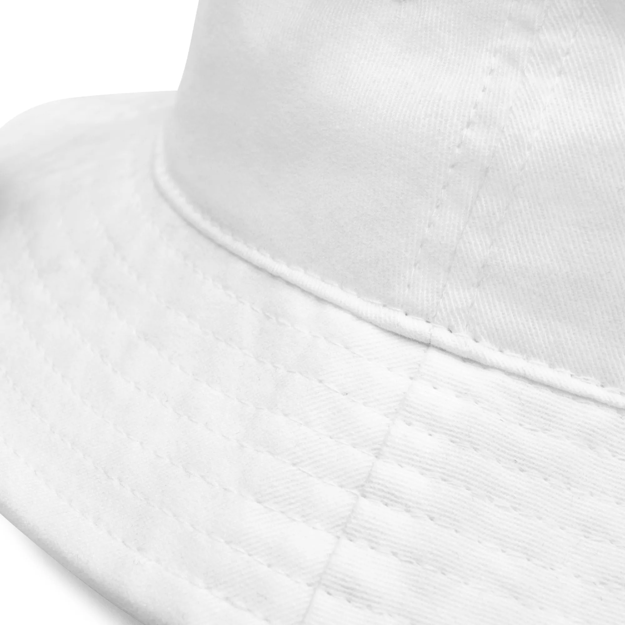 The Blend Compadres White Bucket Hat