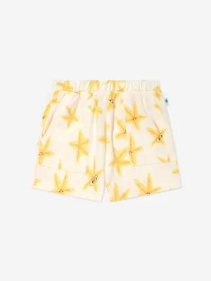 The Bonnie Mob Boys Coley Starfish Short in Ivory