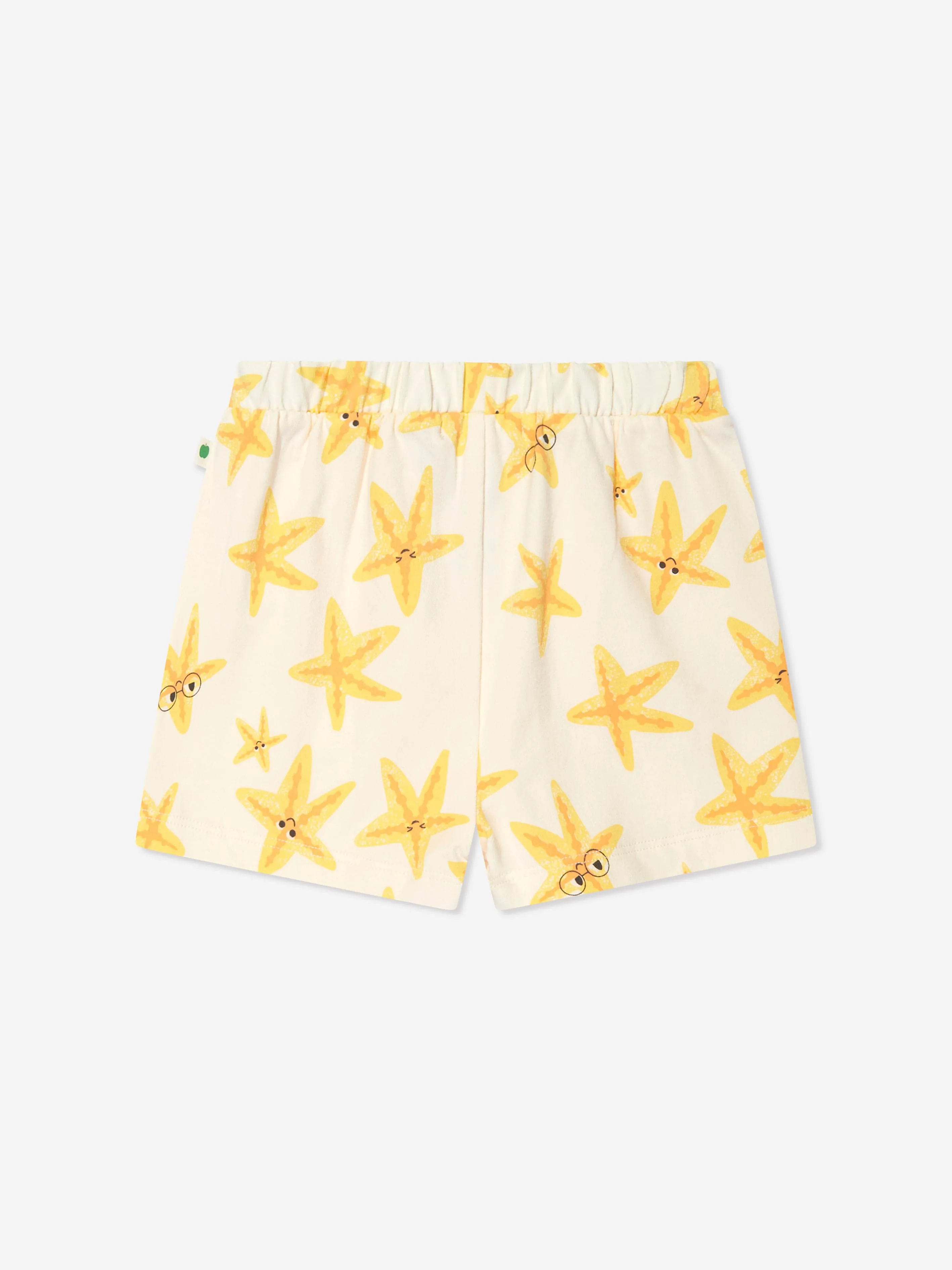 The Bonnie Mob Boys Coley Starfish Short in Ivory