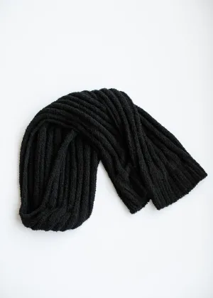 Ultra Soft Boucle Vertical Knit Scarf