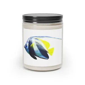 White and Black Fish Scented Candle, 9oz