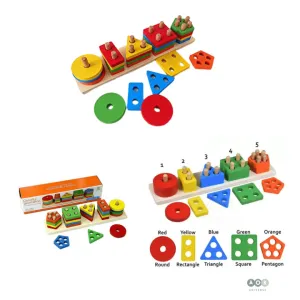 Wooden 5 Columns Toy