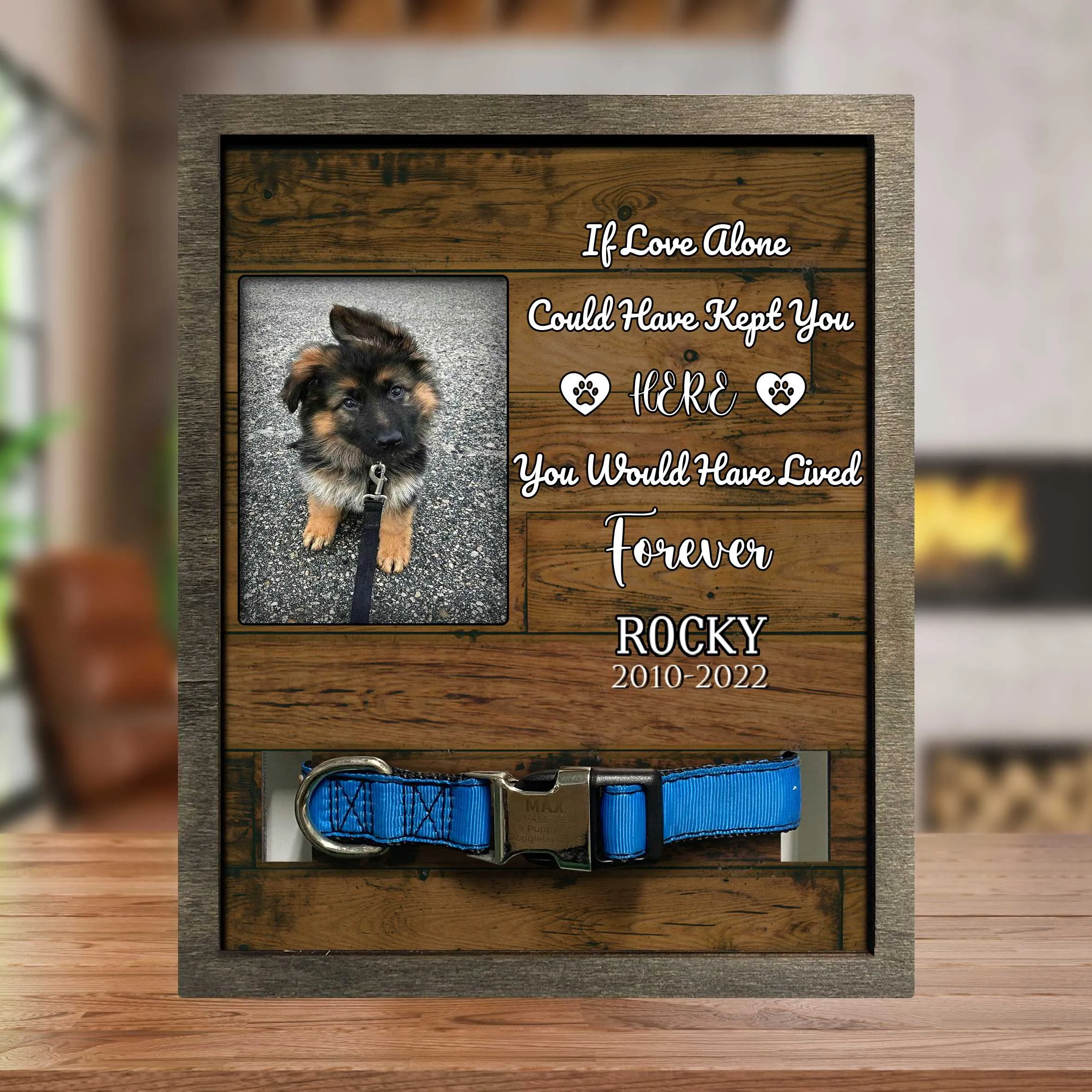 You Were My Favorite Hello And My Hardest Goodbye, Dog Death Sympathy Gifts, Memorial Frame